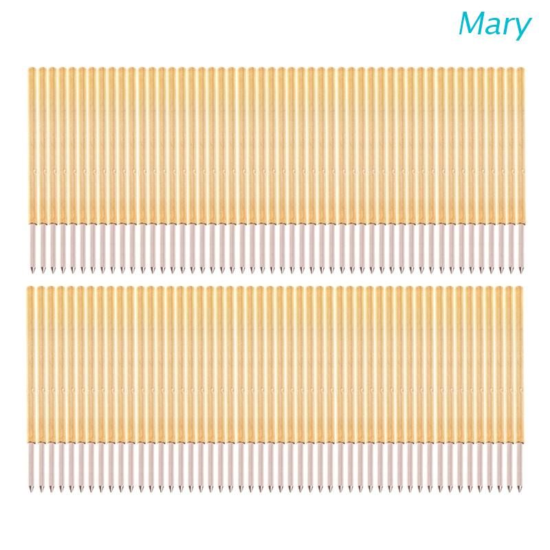 Set 100 Đầu Dò Pogo Pin P100-B1 Đường Kính 1.36mm Dài 33.35mm Chuyên Dụng