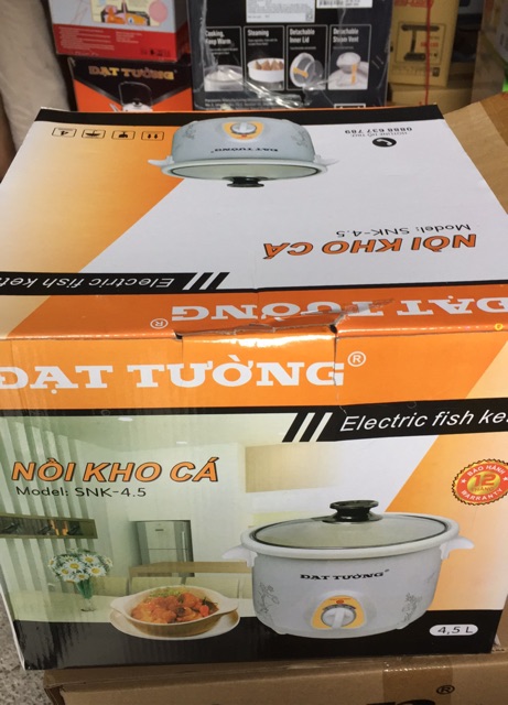 Nồi Hầm Cháo 4,5L Đạt Tường -Thiết Bị Điện Gia Dụng - Đồ gia dụng nhà bếp - Nồi Hầm Chậm