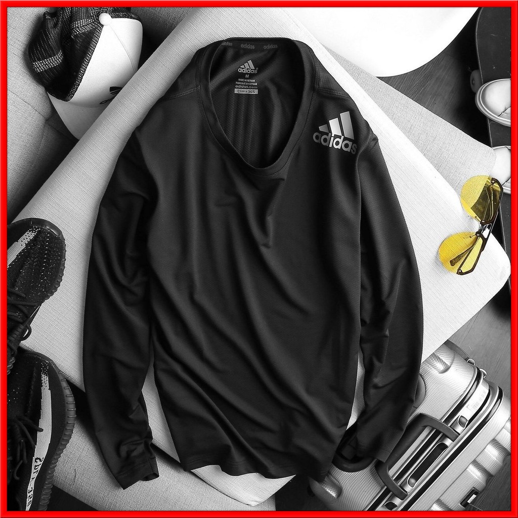 Áo thun nam dài tay thể thao| Áo giữ nhiệt nam chất Vải kim cương cực đẹp