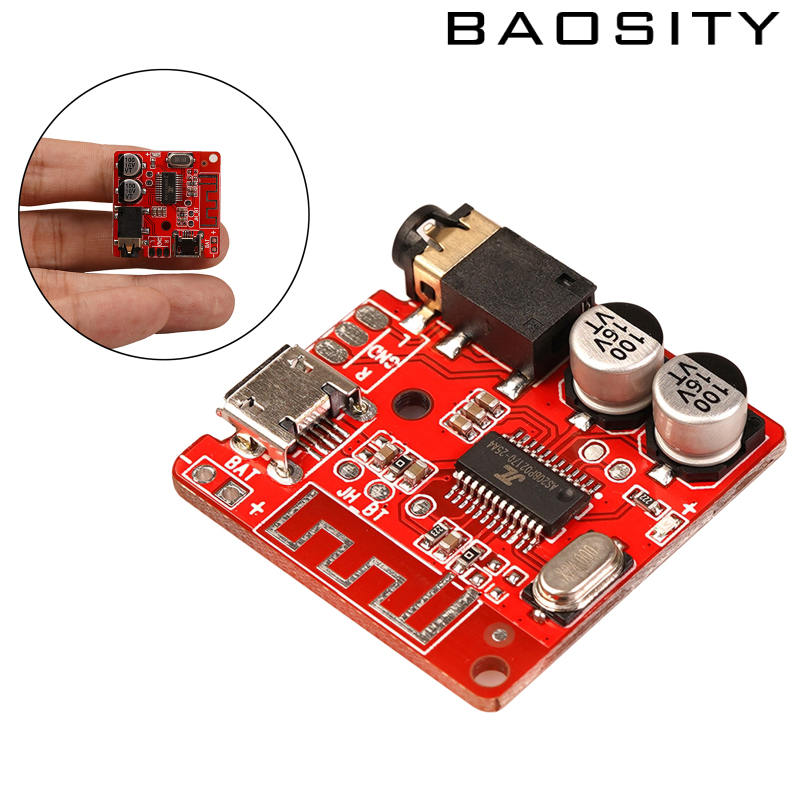 [BAOSITY]Bluetooth Receiver Board Decoder Board Music Module SNR 90dB THD+N -70dB red