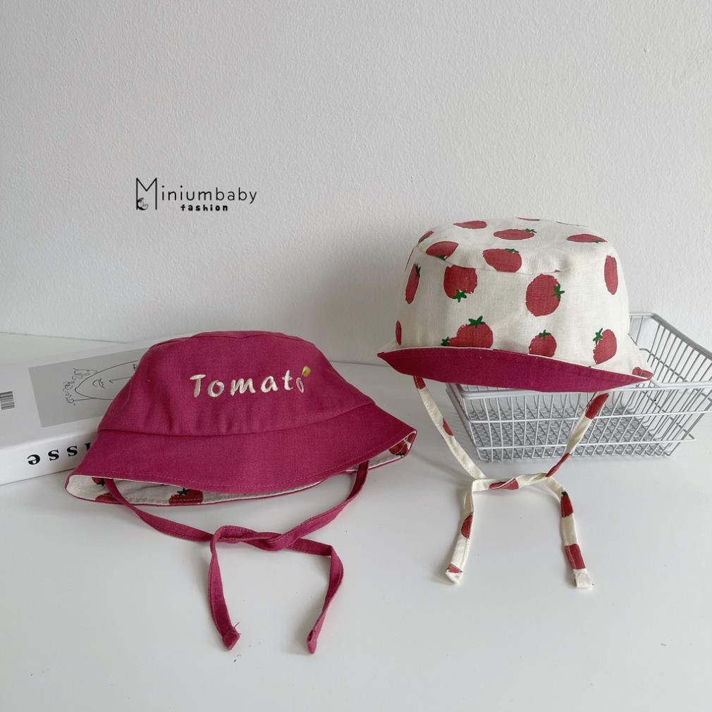 Mũ bucket hàn quốc cho bé trai, bé gái, mũ thời trang, nón chống năng trẻ em unisex Miniumbaby - M1190