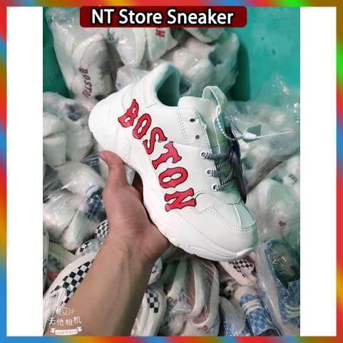 Giày 𝐌𝐋𝐁 Boston LA ,NY Đế Nâu, Giày Thể Thao 𝐌𝐋𝐁, Giày Sneaker ulzzang thể thao nam nữ cổ ngắn đế độn 5cm tăng chiều cao
