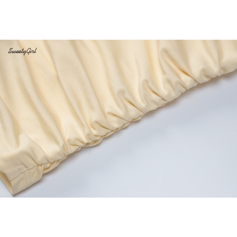 Đầm Mini Tay Dài Màu Trơn 2022 Thời Trang Quyến Rũ Cho Nữ