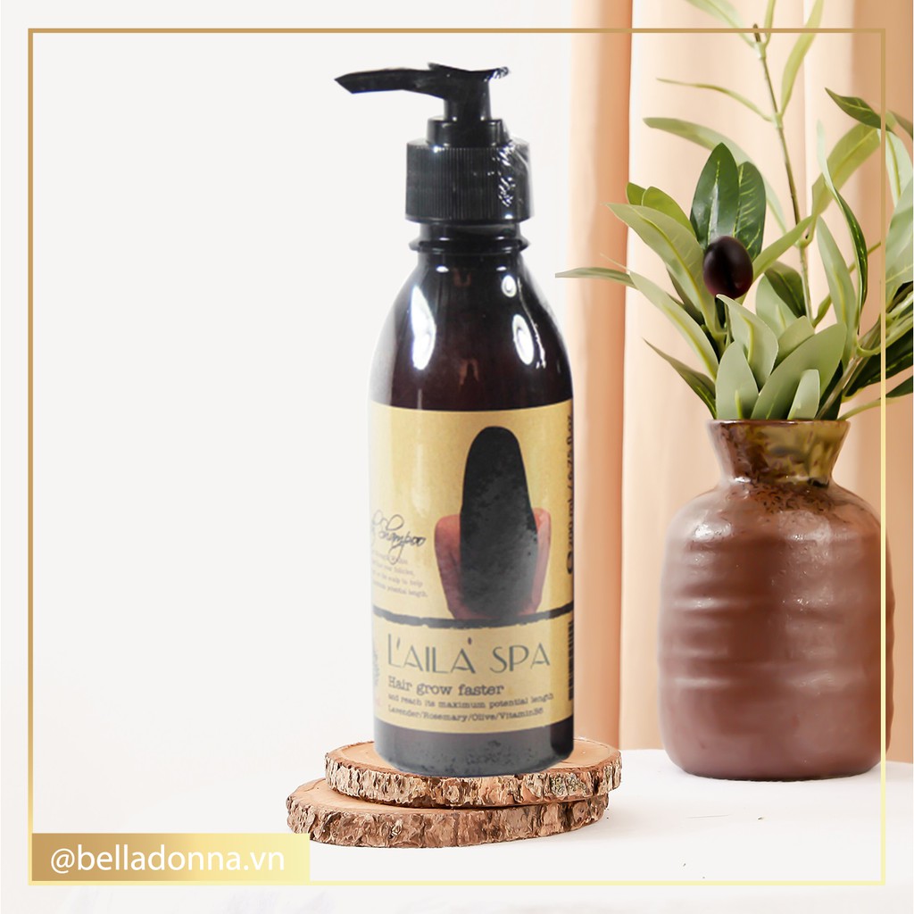 Dầu Gội Thảo Mộc Kích Thích Mọc Tóc Laila Spa Hair Grow Faster Shampoo 200ml Thái Lan