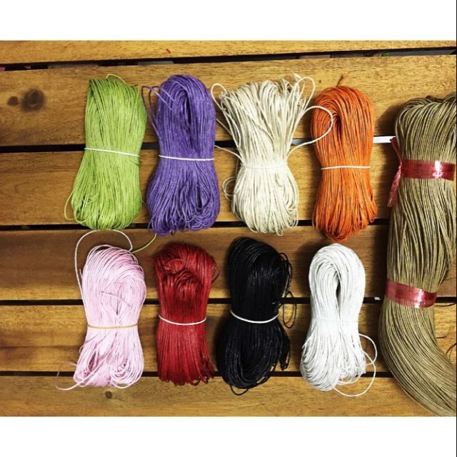 Dây cói làm vòng tay handmade
