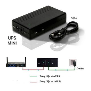 Nguồn dự phòng UPS mini 5V-9v-12v tự chọn