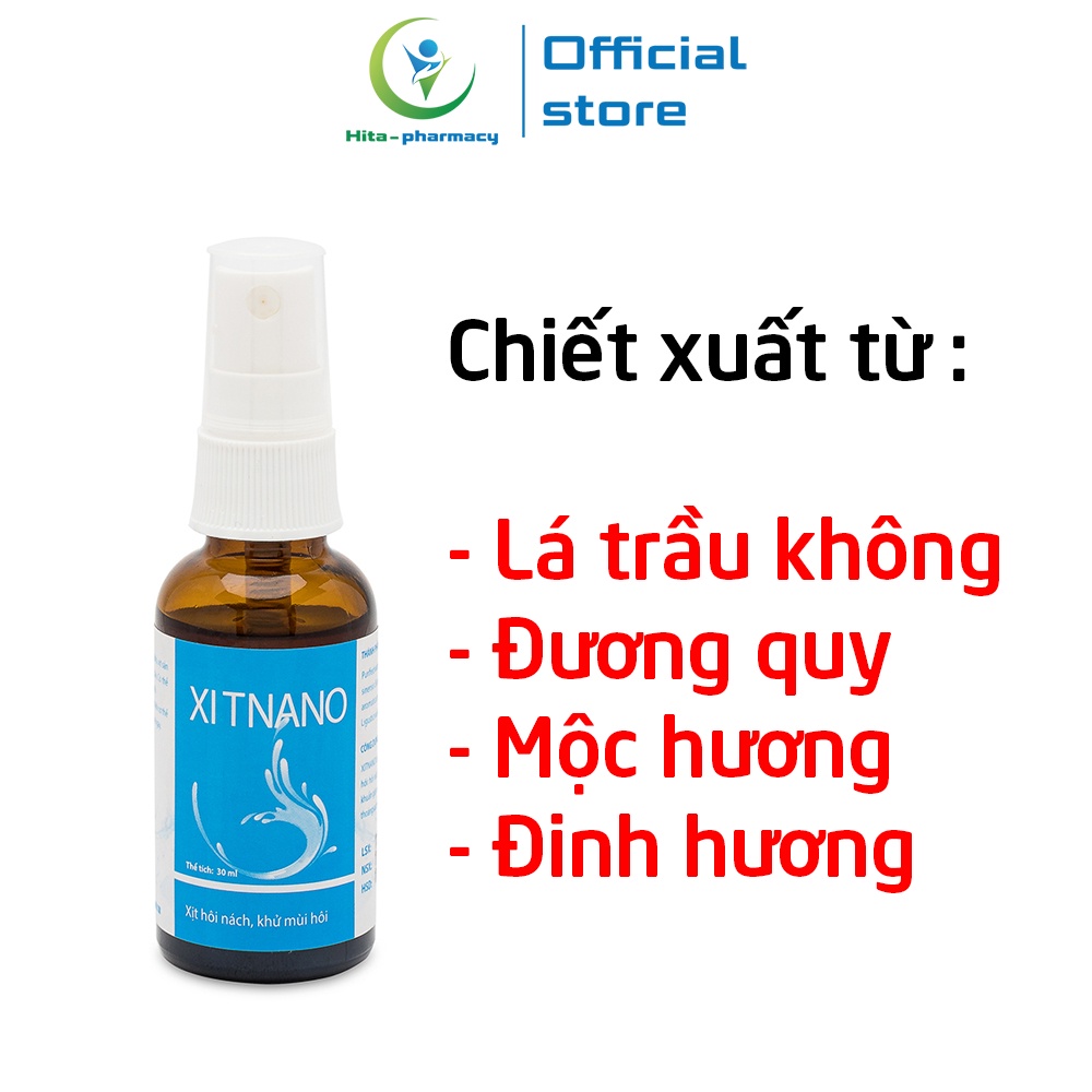 XITNANO MT Pharco xịt hôi nách, khử mùi hôi cơ thể, hôi chân - Chai 30ml | BigBuy360 - bigbuy360.vn