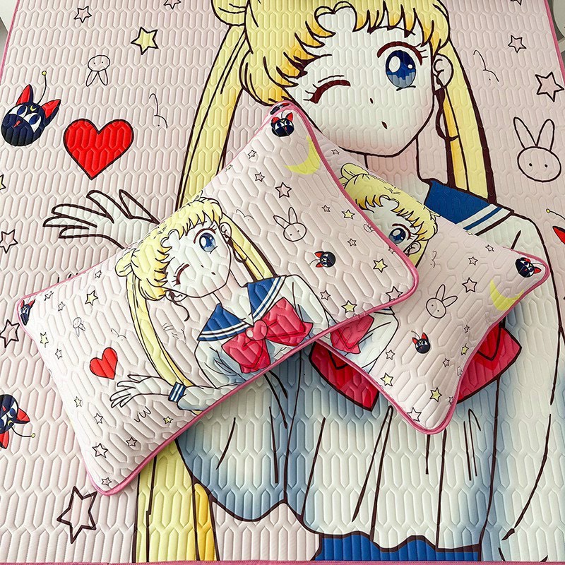 Gối cao su non điều hòa kích thước 30x50, gối cao su cho bé 3-10 tuổi