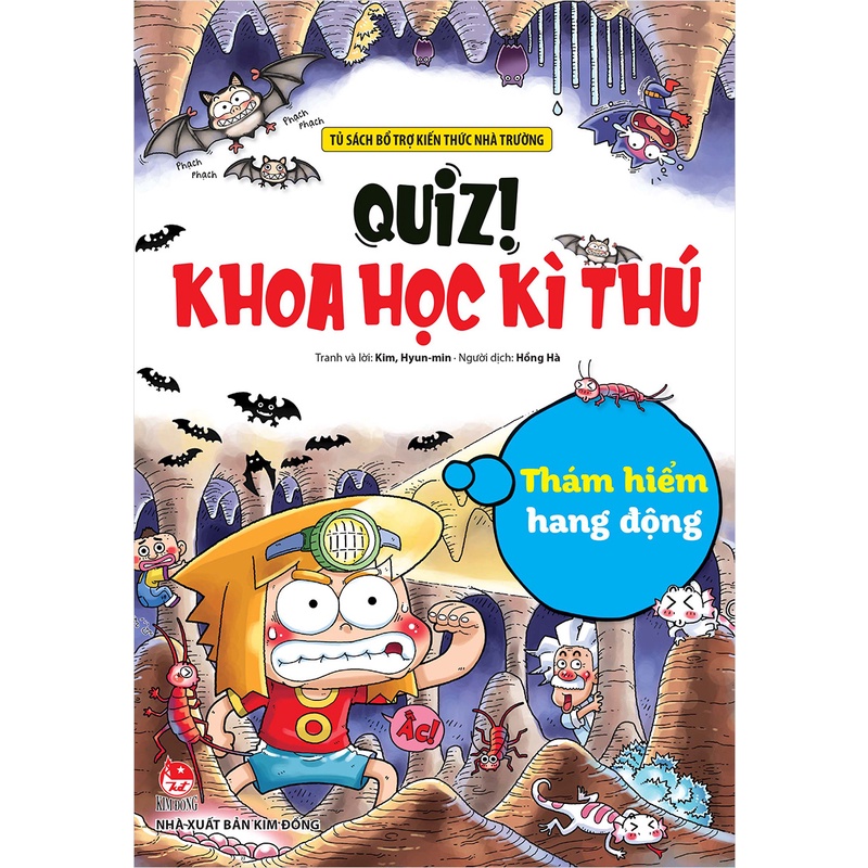 Sách - Quiz! Khoa học kì thú - Thám hiểm hang động