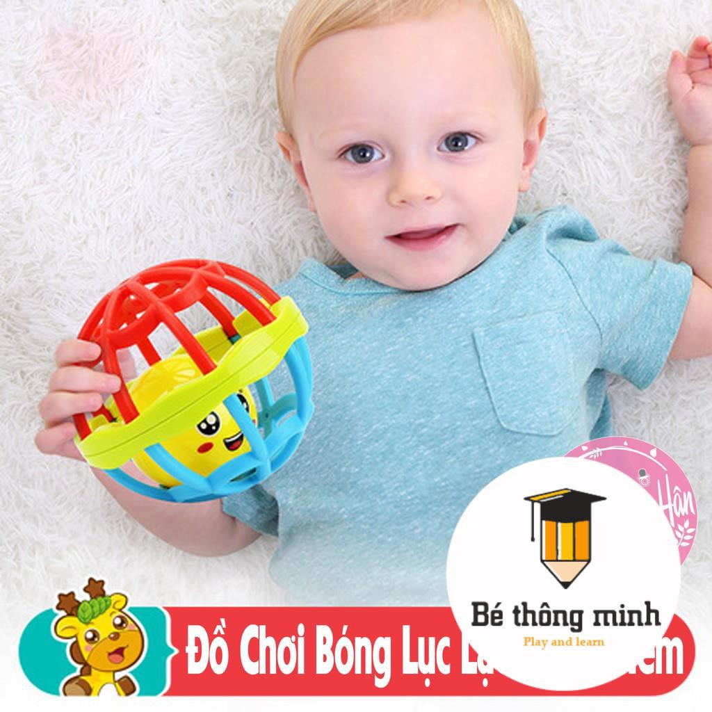 Đồ Chơi Bóng Lục Lạc Nhựa Mềm An Toàn Cho Bé Yêu