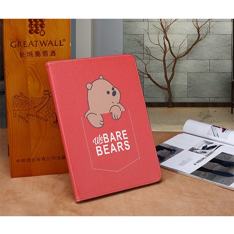 Bao da máy tính bảng in hình chú gấu đáng yêu bảo vệ cho Ipad Air 1/2/3/4 Pro MINI 1/2/3/4/5 | BigBuy360 - bigbuy360.vn