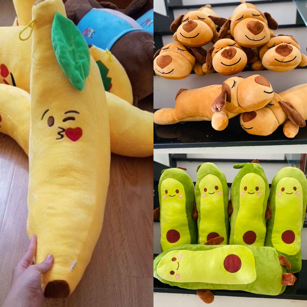 GỐI ÔM DÀI THÚ NHỒI BÔNG