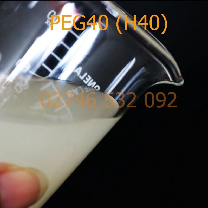 100G Chất Nhũ Hóa PEG-40  Hydrogenated Castor Oil