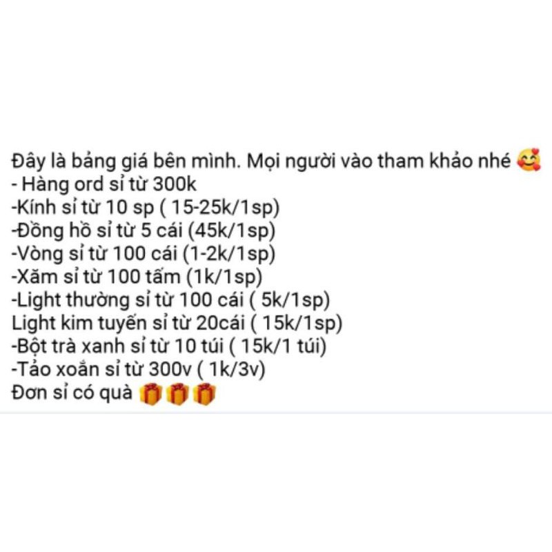 combo khách đặt