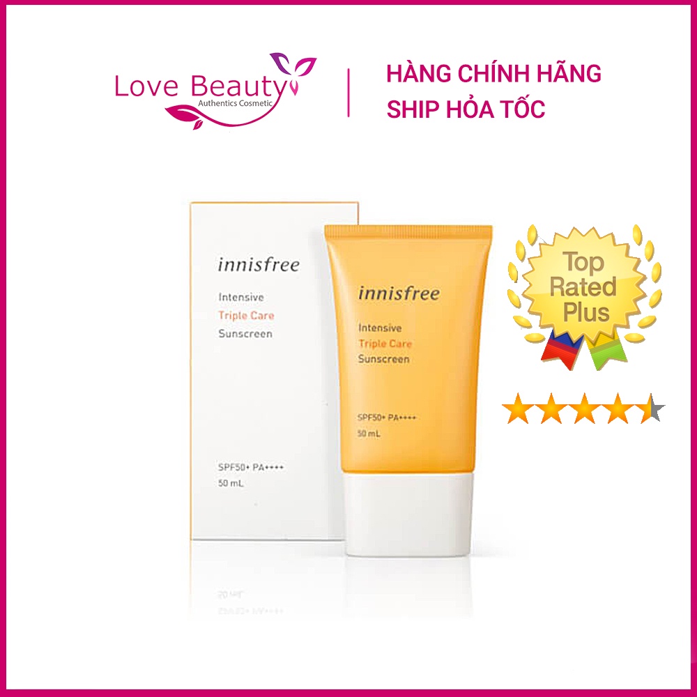 Kem chống nắng Innisfree Protection Cream triple care SPF 50+ PA+