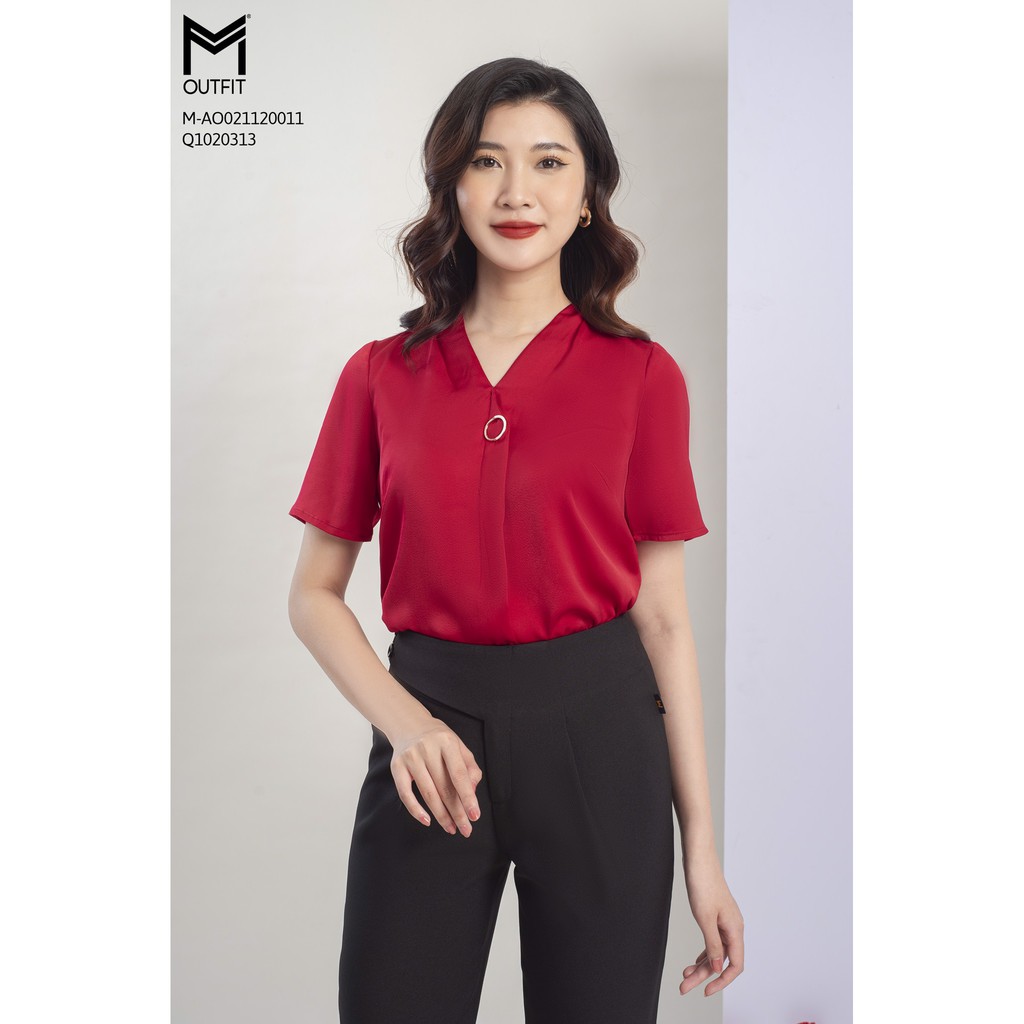 Áo sơ mi cộc tay MMOutfit M-AO021120011