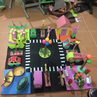 Mô hình mầm non phương tiện giao thông