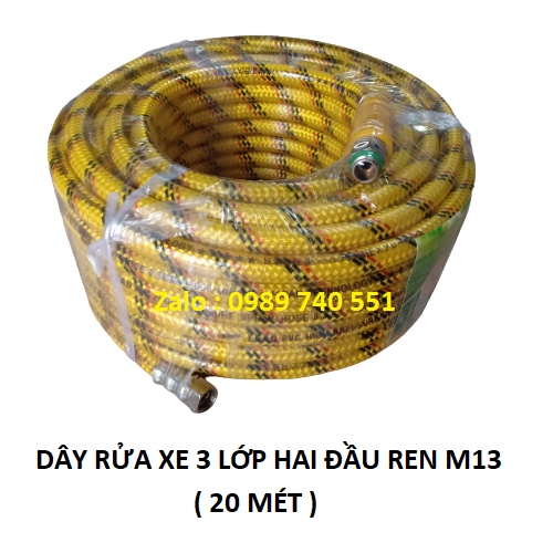 DÂY RỬA XE ÁP LỰC CAO  20M