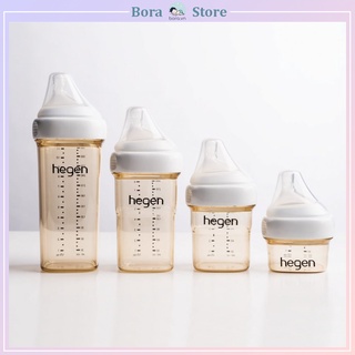 Bình sữa Hegen cao cấp 60ml 150ml 240ml 330ml, được chọn núm