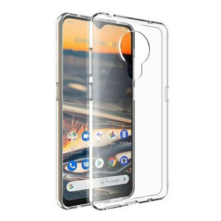 Ốp lưng silicon trong suốt Nokia 5.3 loại tốt.