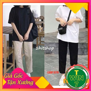 Quần ỐNG SUÔNG KAKI 3 Màu Unisex (nửa lưng thun nửa lưng tây)