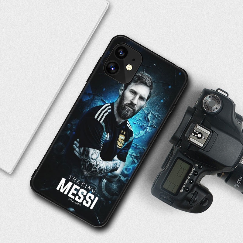 Ốp Điện Thoại Mềm In Hình Cầu Thủ Messi Cho iPhone 11 Pro Max 12 Pro Max 12 Mini 13 Pro Max
