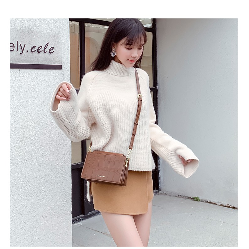 Túi xách nữ đeo chéo vân cá sấu da mềm thời thượng TX07 túi xách đeo vai | BigBuy360 - bigbuy360.vn