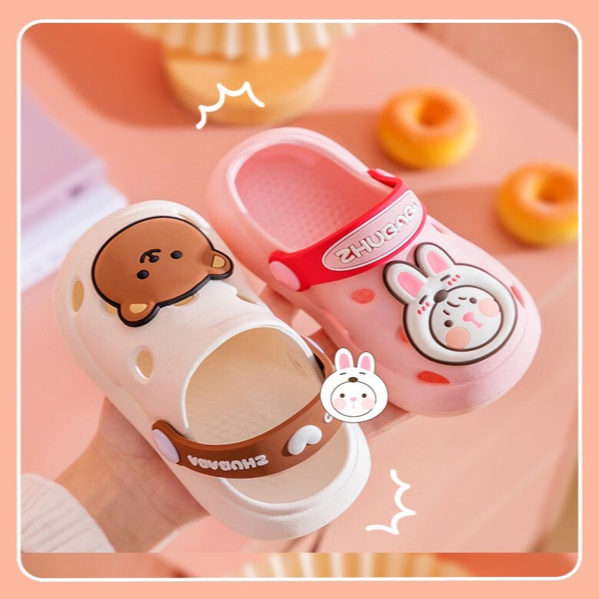 Dép Sục Cho Bé Gái Bé Trai Cao Cấp Siêu Nhẹ Sục Cross Phù Hợp Cho Bé Từ 1 Đến 5 Tuổi Đế Mềm Chống Trơn Trượt