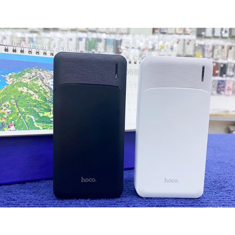 Pin/Sạc Dự Phòng Hoco 20000Mah Sạc Nhanh 2 Cổng Ra Tích Hợp Đèn Pin Bảo Hành 6 Tháng