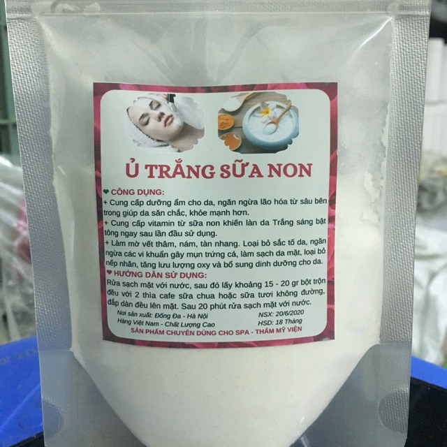 100gr Ủ sữa bò non kích trắng dạng bột HandMade