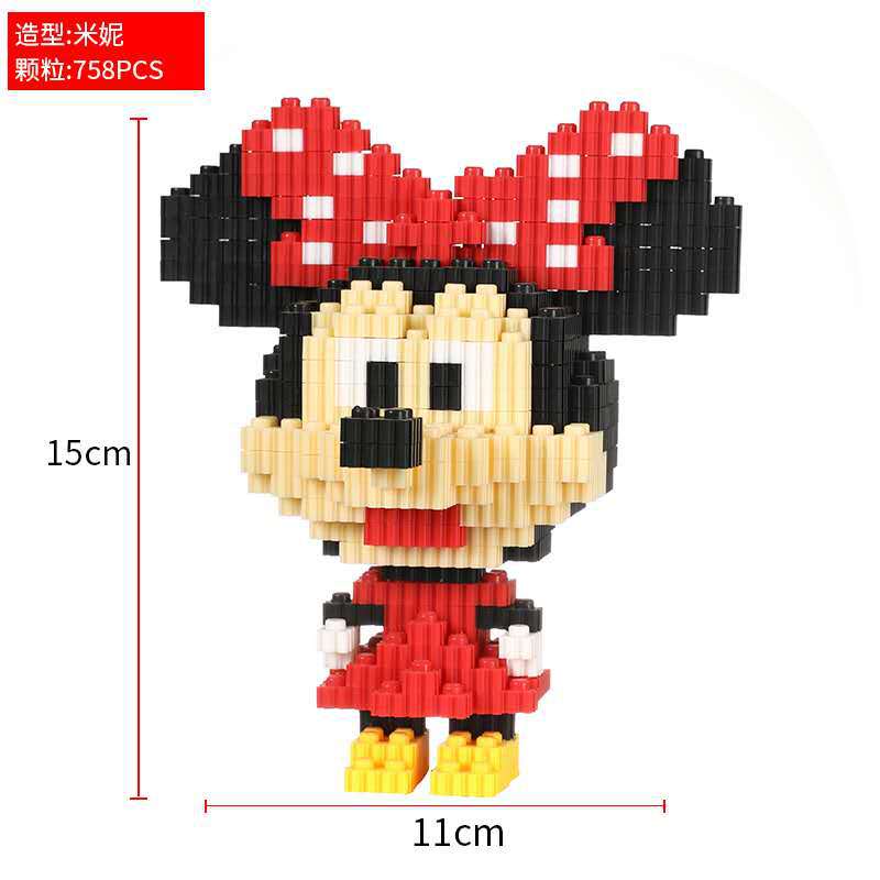 [SIZE LỚN] ĐỒ CHƠI XẾP HÌNH LEGO 3D MÔ HÌNH ĐỘNG VẬT, NHÂN VẬT HOẠT HÌNH THU NHỎ SIÊU DỄ THƯƠNG