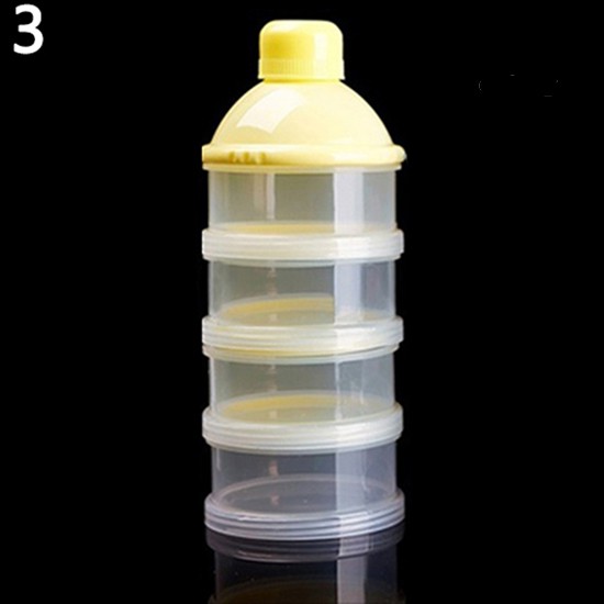 Bình Đựng Sữa Bột 4 Tầng Thiết Kế Độc Đáo Cho Bé