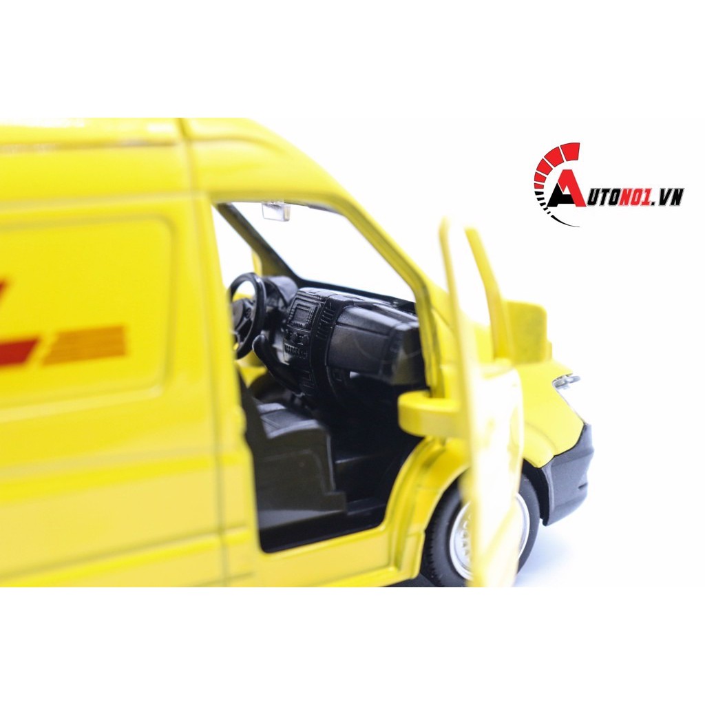 MÔ HÌNH MERCEDES BENZ DHL SPINTER YELLOW 1:36 ALLOY 3944