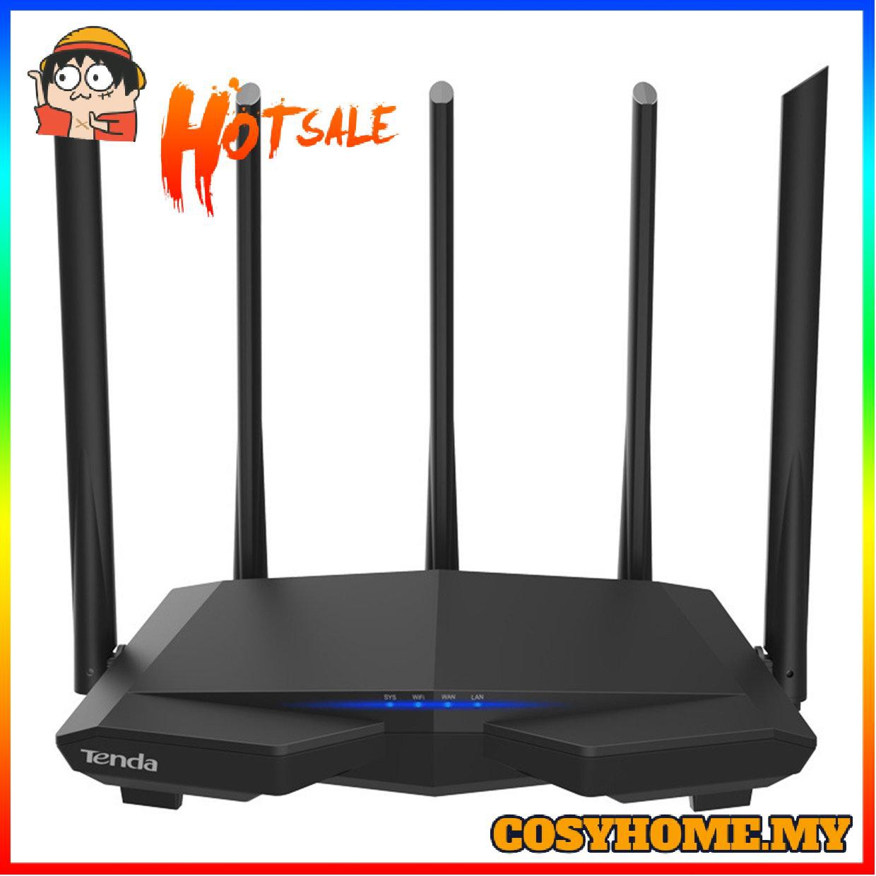 Bộ Định Tuyến Wifi Tenda Ac7 5 Ăng Ten Gigabit 5g Tốc Độ Cao