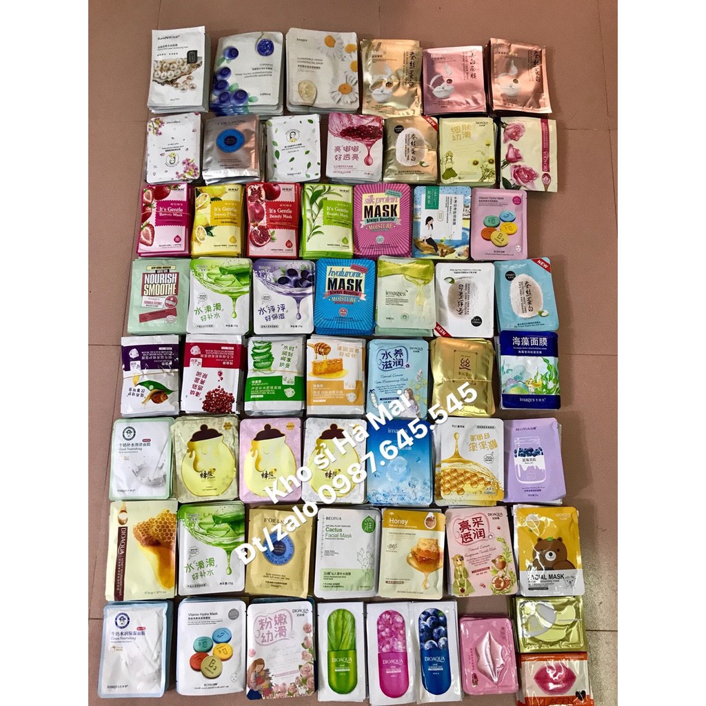 Combo 10 miếng mặt nạ nội địa trung mix lẫn mẫu | BigBuy360 - bigbuy360.vn