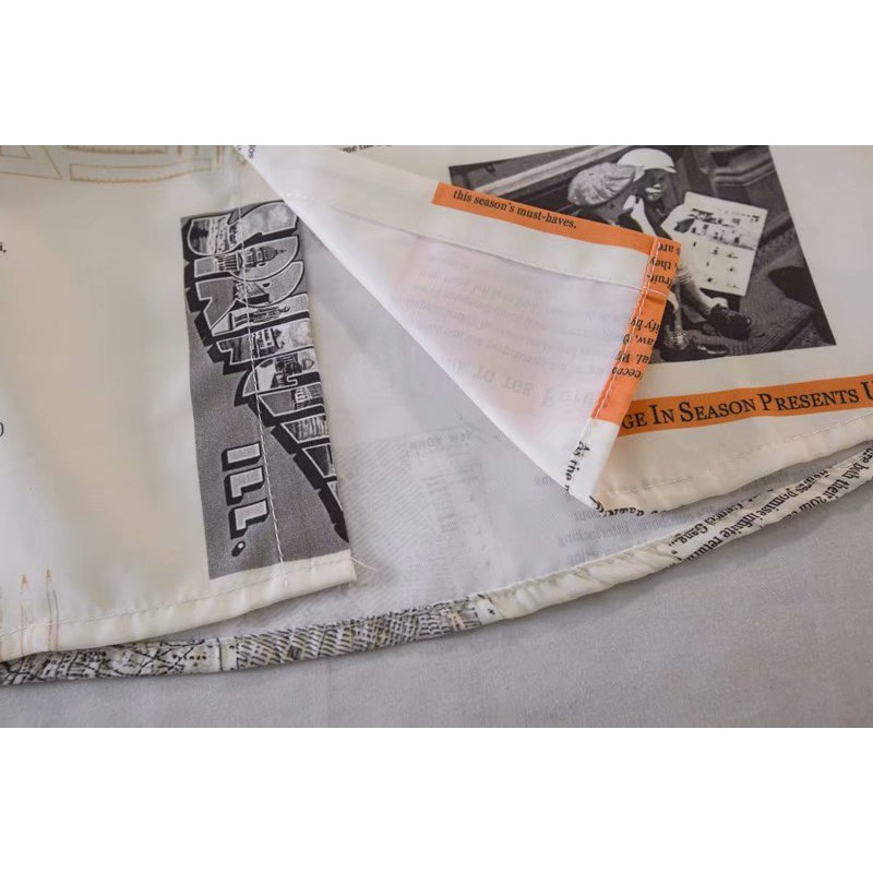 Áo Sơ Mi Tay Dài In Họa Tiết Tờ Báo Độc Đáo Cho Nam Nữ | BigBuy360 - bigbuy360.vn