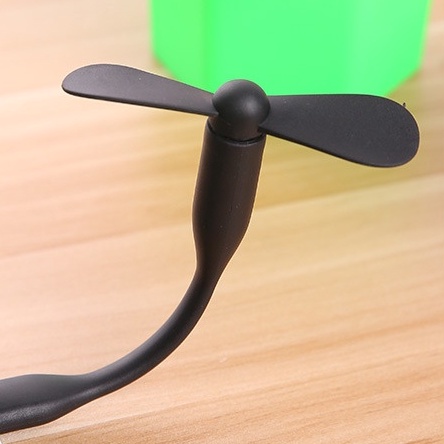 Quạt mini đèn led cắm cổng USB dẻo siêu sáng mát kết nối vào máy tính laptop hoặc sạc dự phòng Kino Shop