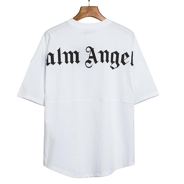 Áo Thun Cotton Tay Ngắn In Chữ Palm Angel Thời Trang Cho Nam Nữ