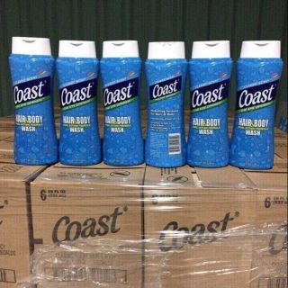 Sữa tắm và gội coast 532ml