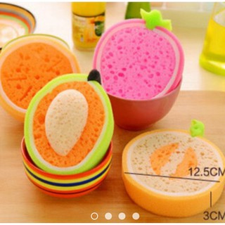 Combo 2 miếng rửa chén hình trái cây