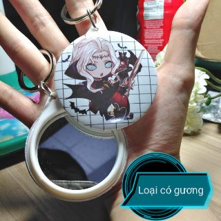 Móc khóa tròn nhân vật One Piece