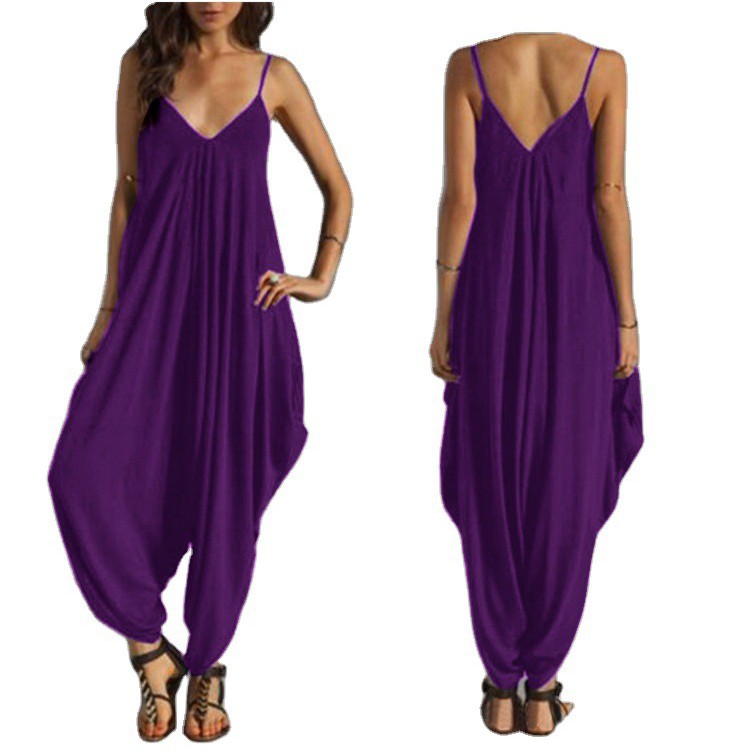 Áo liền quần Dáng Rộng Cổ Chữ V Khoét Sâu Gợi Cảm Cỡ 1 # | BigBuy360 - bigbuy360.vn