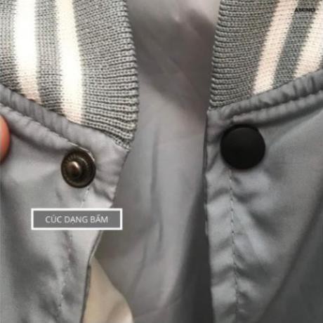 Áo khoác dù Bomber WASNOTP form rộng dù 2 lớp nam nữ phong cách việt KMG