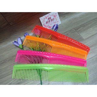 Lược nhựa thẳng chải tóc 2 đầu (1 cây)