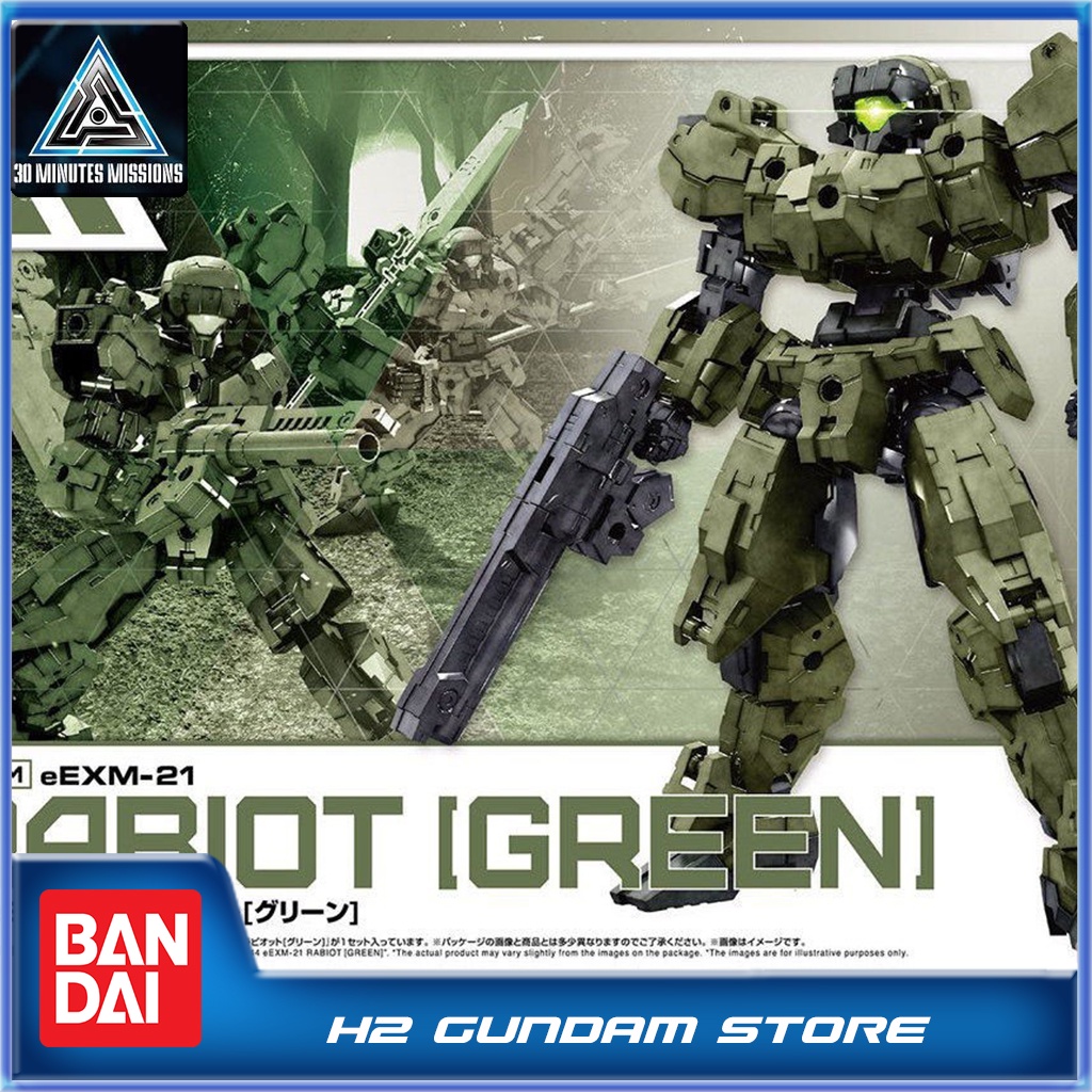 Mô hình Bandai 30MM eEXM-21 RABIOT [GREEN] (30 Minutes Missions)