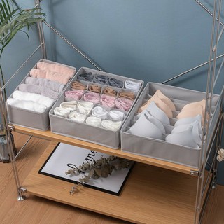 Set 3 Túi Vải Đựng Đồ Lót Tiện Lợi Set 3 khay đựng đồ lót tất VỚ nhiều ngăn tiện dụng