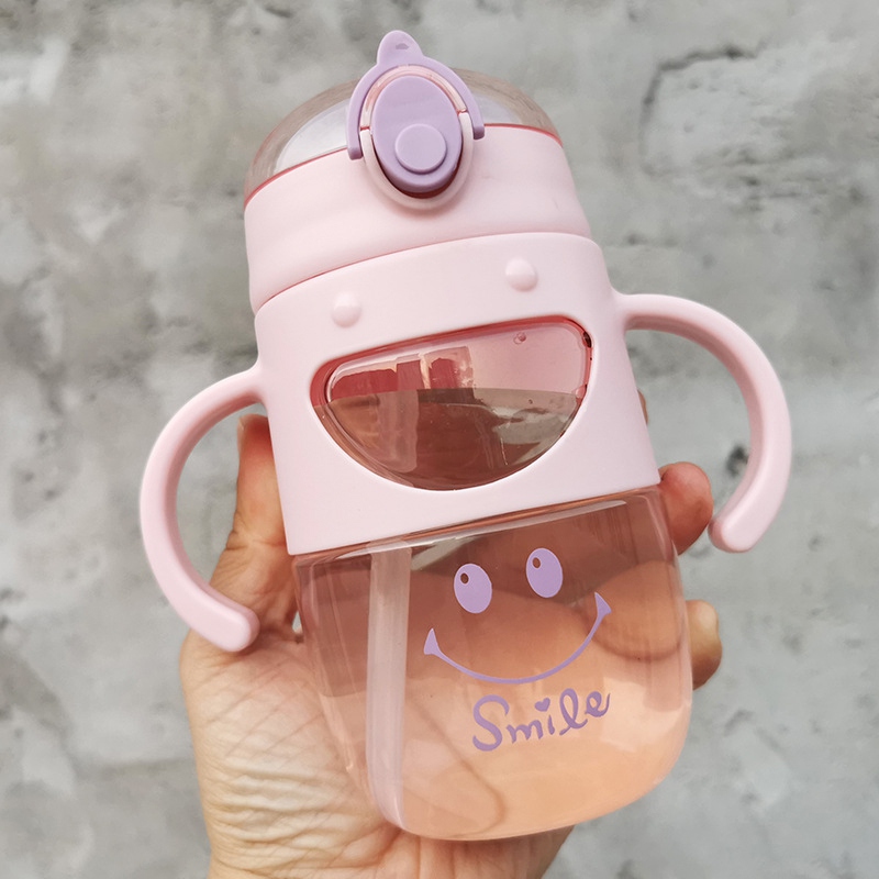 Bình Nước In Họa Tiết Chữ Dễ Thương Cho Bé