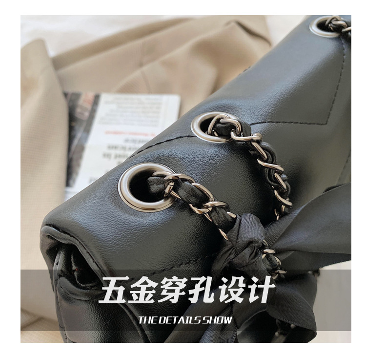 Túi Xách Nữ JASMIN NOIR Cột Nơ Dây Xích Đeo Thời Trang Cá Tính