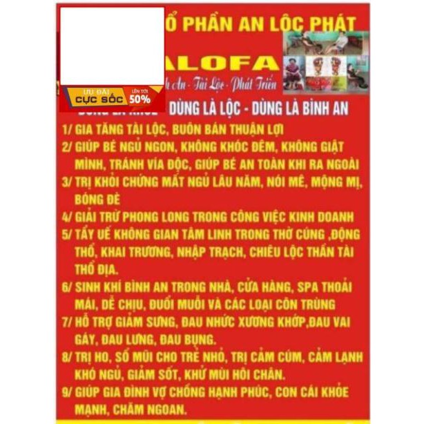 Bột thảo dược phong thủy Alofa