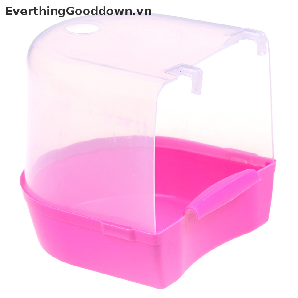 Bồn Tắm Bằng Nhựa Có Móc Treo Dành Cho Chim Vẹt